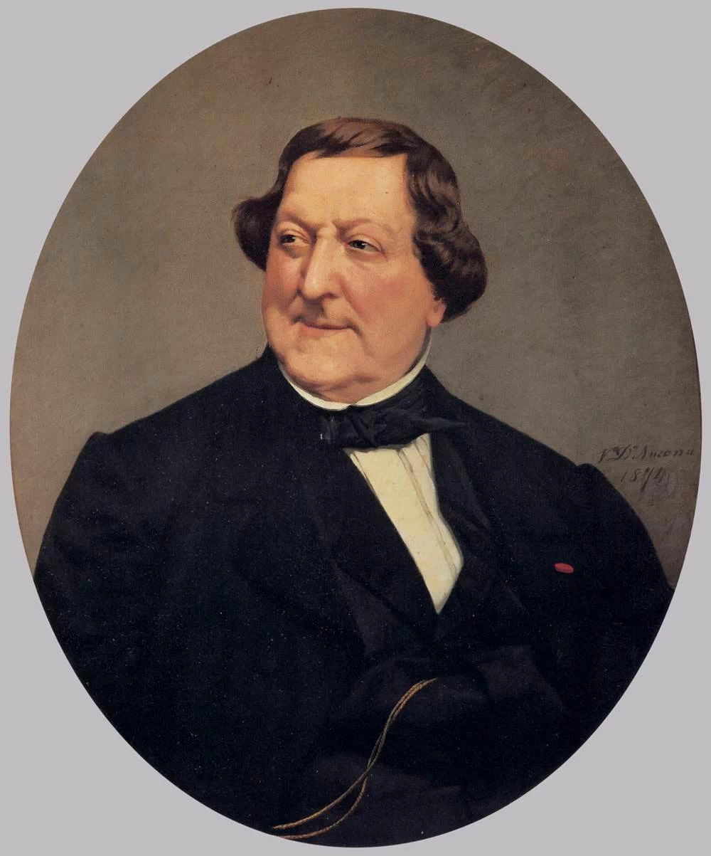 Ritratto di Gioachino Rossini, 1874 - Gallerie degli Uffizi, Firenze